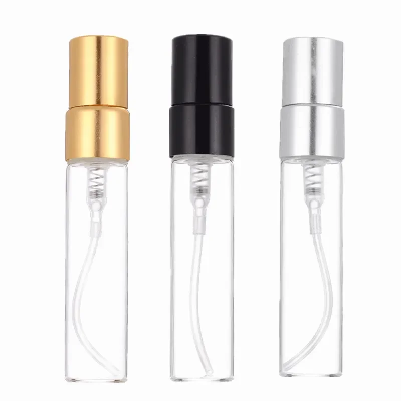 5 шт./партия прозрачные стеклянные флаконы для духов мл