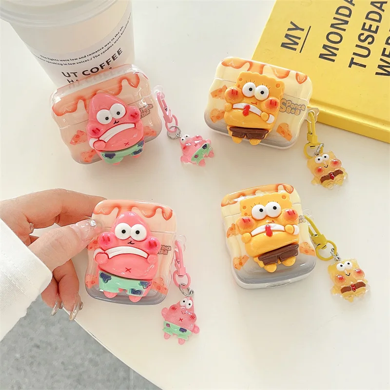 

Cute Starfish Case for AirPods Pro2 Airpod Pro 1 2 3 Bluetooth Earbuds Charging Box Protective Earphone Case Cover