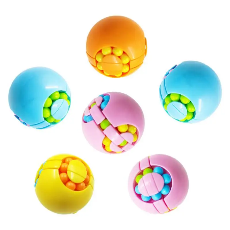 

Magic Bean Puzzle Ball Cube Creative Magic Cube Little Magic Beans Toy Magic Colorful Ball Puzzle Toy Intellectual Game For Kids