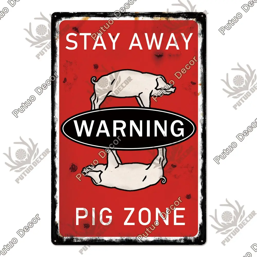 

Предупреждающий знак свинья Putuo Decor