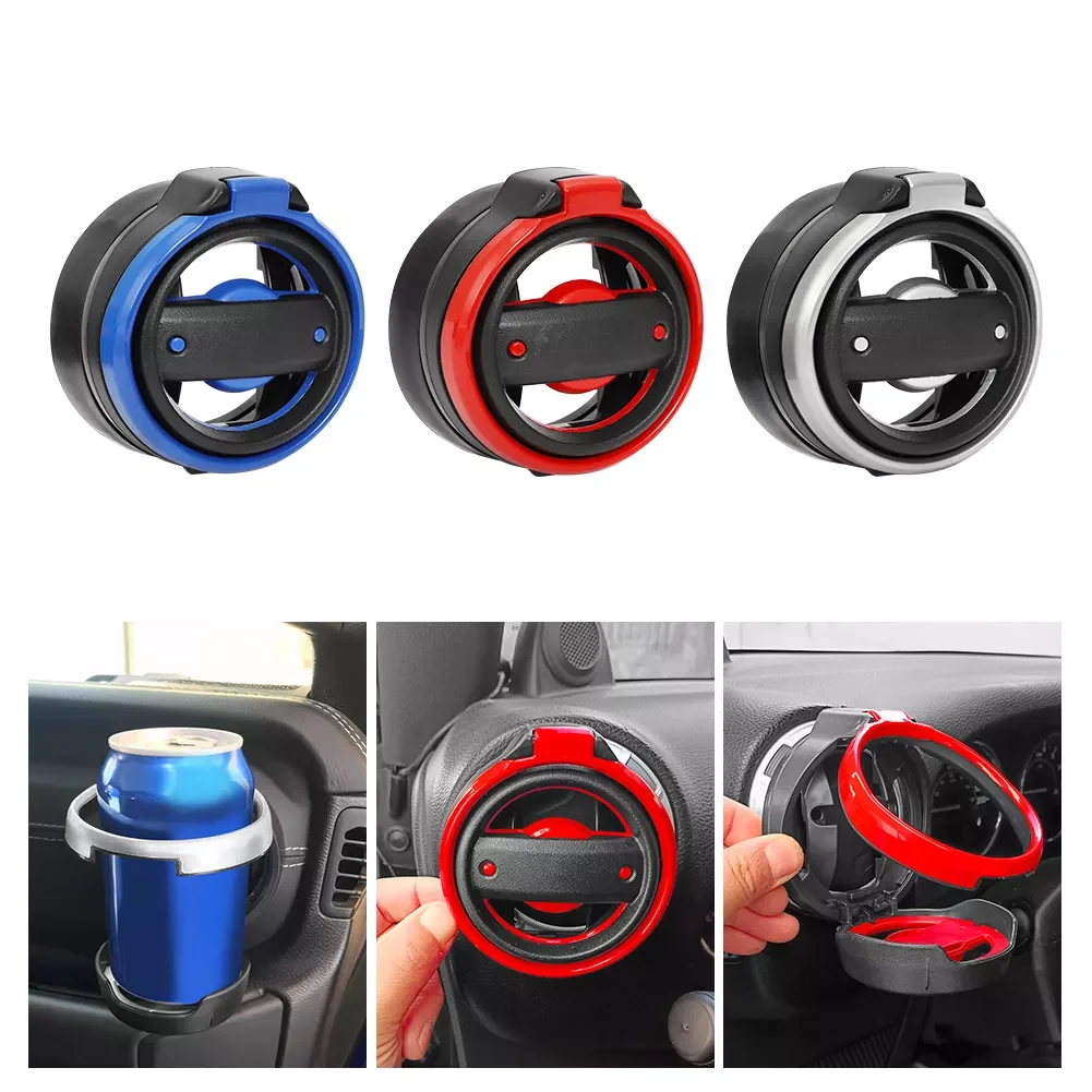 

Foldable Car Cup Holder Air Conditioner Outlet Drink Mount Bracket for Jeep Wrangler JL 2018-2022 JK 2007-2017 JT Gladiator 2019