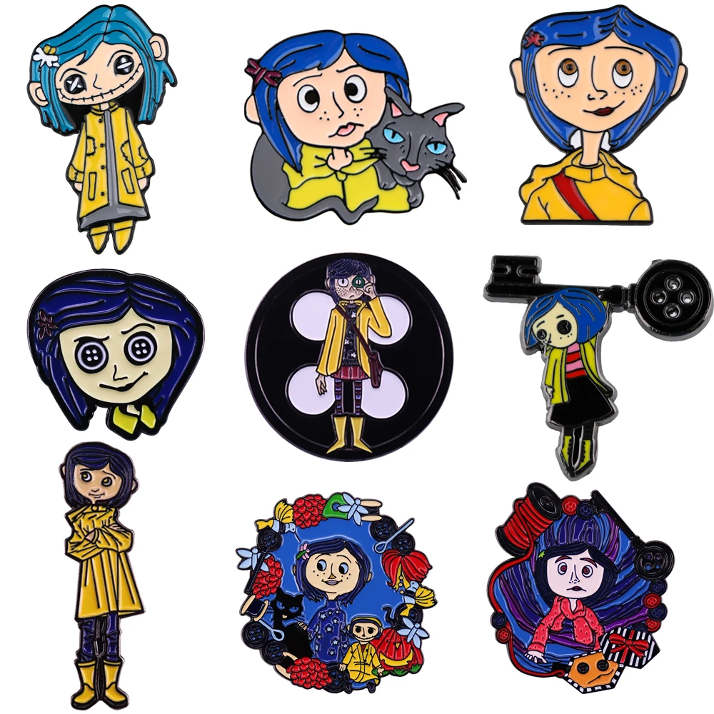 

Halloween Badges Horror Movie Enamel Pin Brooch Cute Lapel Pins for Backpacks Brooches for Women Fashion Jewelry Gifts for kIds