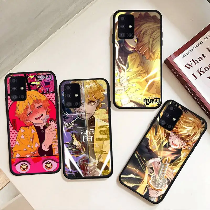 

Agatsuma Zenitsu anime demon slayer Phone Case For Samsung galaxy A S note 22 52 21 20 53 51 71 12 13 10 32 50 fe s ultra plus