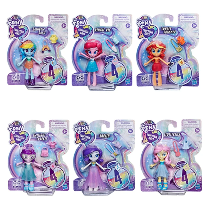 

Original Hasbro My Little Pony Fluttershy Equestria Pinkie Pie Rarity Anime Figures Cute Kawaii Dolls Toys Girls Gift