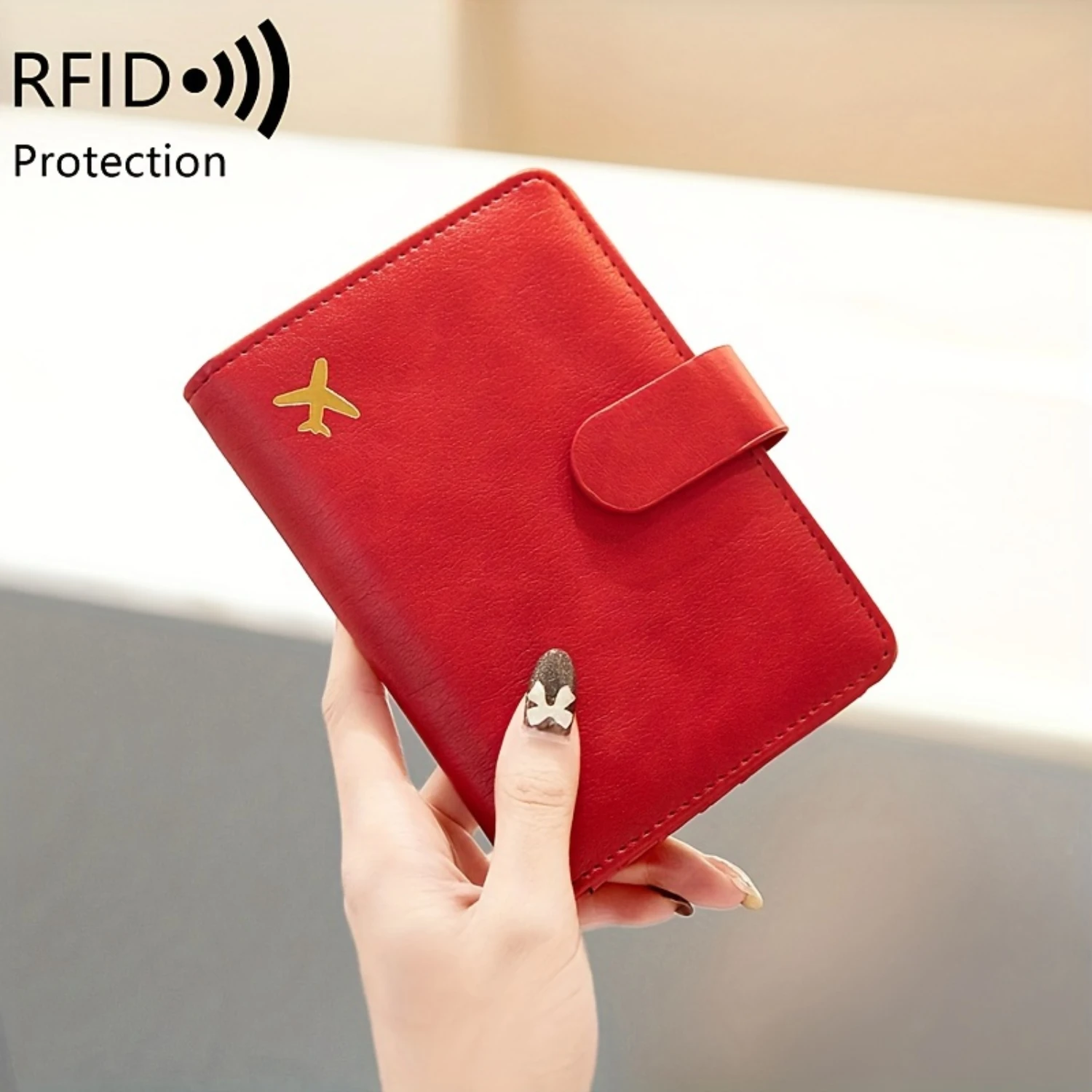 Premium Passport Wallet - Secure Document Holder Ultra-Slim Stylish Design for Men and Women Ideal Travel