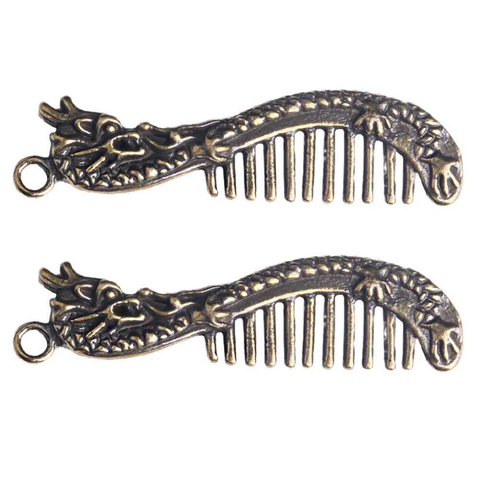 

Comb Charm Pendants Necklace Charms Jewelry Dragon Pendant Making Accessories Diy Findings Hairdresserantique Hair Vintage