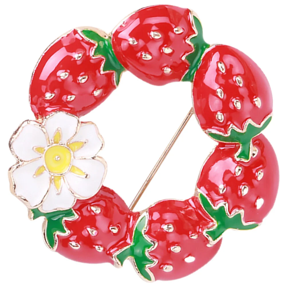 Fashionista Hats Women Fruit Brooch Vegetable Clothing Badge Clothes Costume Hats Alloy Backpack Miss