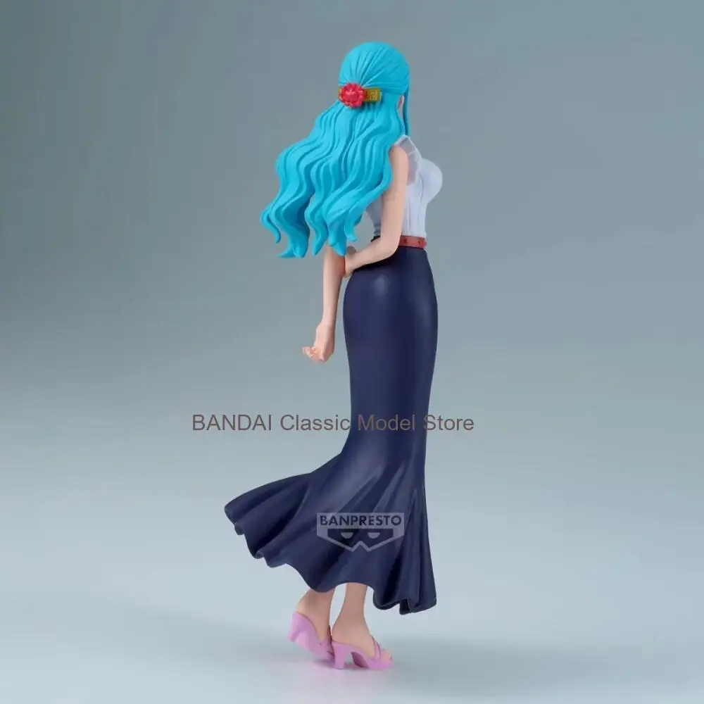 Фото В наличии: Оригинальная аниме-фигурка BANDAI One Piece DXF THE GRANDLINE SERIES EXTRA NEFELTARI VIVI, коллекционная модель, игрушка, подарок №5
