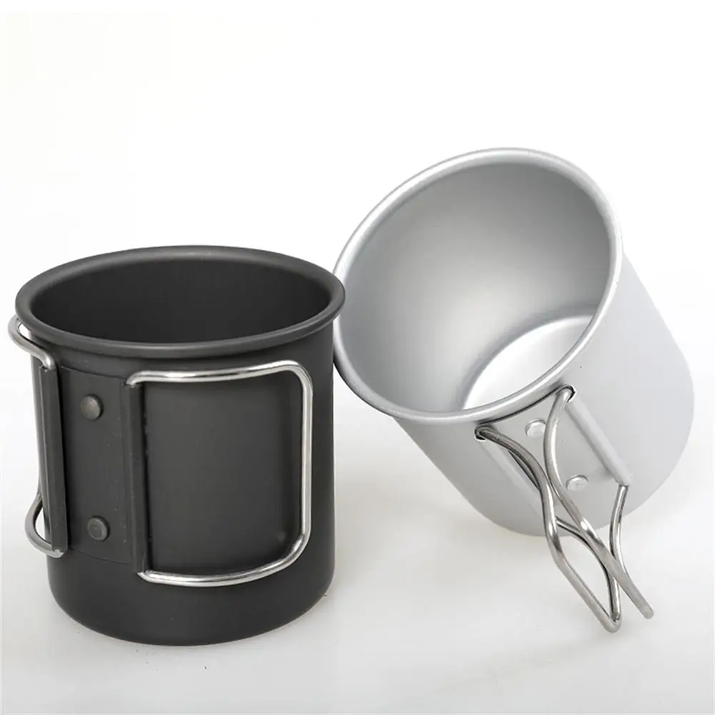 

300ml Camping Mug Titanium Cup Tourist Tableware Picnic Utensils Outdoor Kitchen Equipment Travel Cooking set Cookware Hiking
