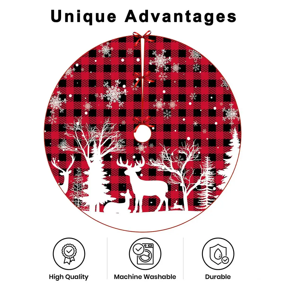 Юбка для рождественской елки 1 шт. 36/48/60 дюйма юбки Искусственная елка.