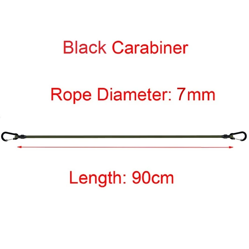 

Эластичный Банджи-шнур 7 Мм, 5 Типов, С Черными Крюками, Легкий, Для Велосипедов, Крепления Багажа В Багажнике Автомобиля