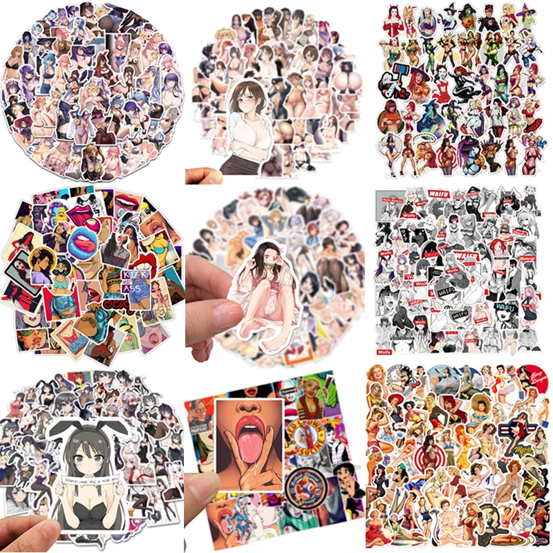 

50 шт., водонепроницаемые наклейки для багажа, мотоцикла