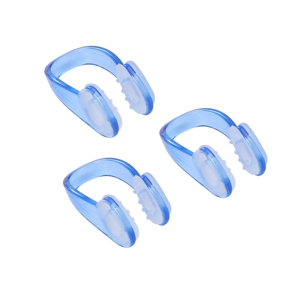 

Nose Clip Swimming Silicone Snoring Snore Nasal Stopper Anti Plugs Freediving Swimmers Child Pincher Peg