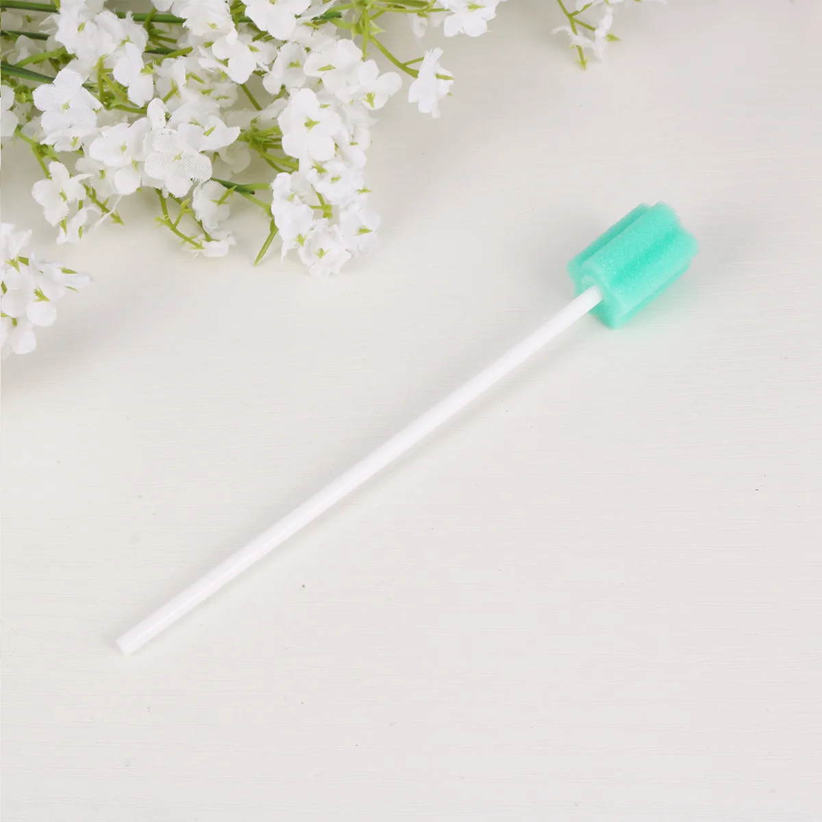 

30pcs Swabs Sponge Gum Cleaning Brushes Care Swabsticks For Home ( Green )