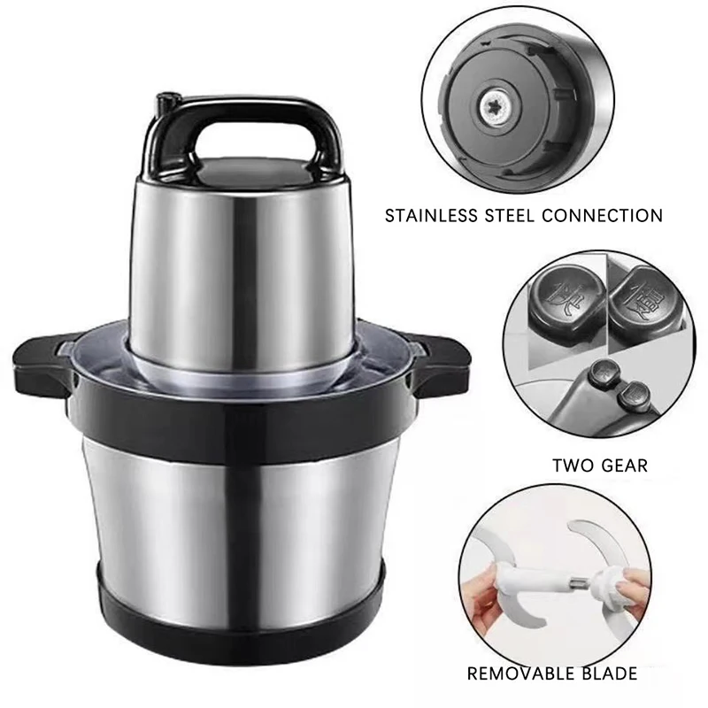 1000W Commercial Electric Stainless Steel Multi-Function Stu