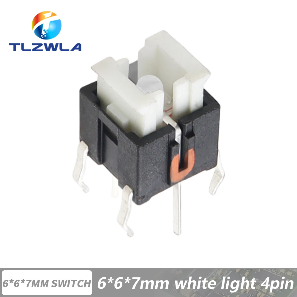 10 шт. тактильные переключатели TLZWLA 6x6x7 мм
