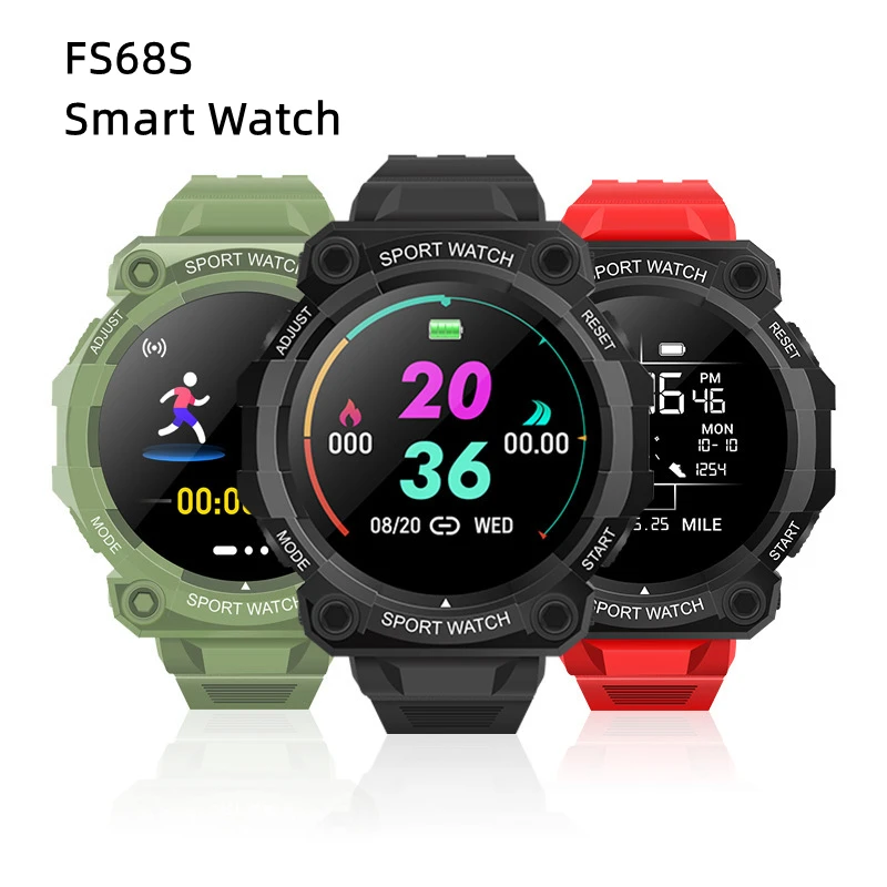 

FD68S умные часы для мужчин и женщин с сенсорным экраном спортивные фитнес-браслеты наручные часы водонепроницаемые Bluetooth для Android Ios умные час...