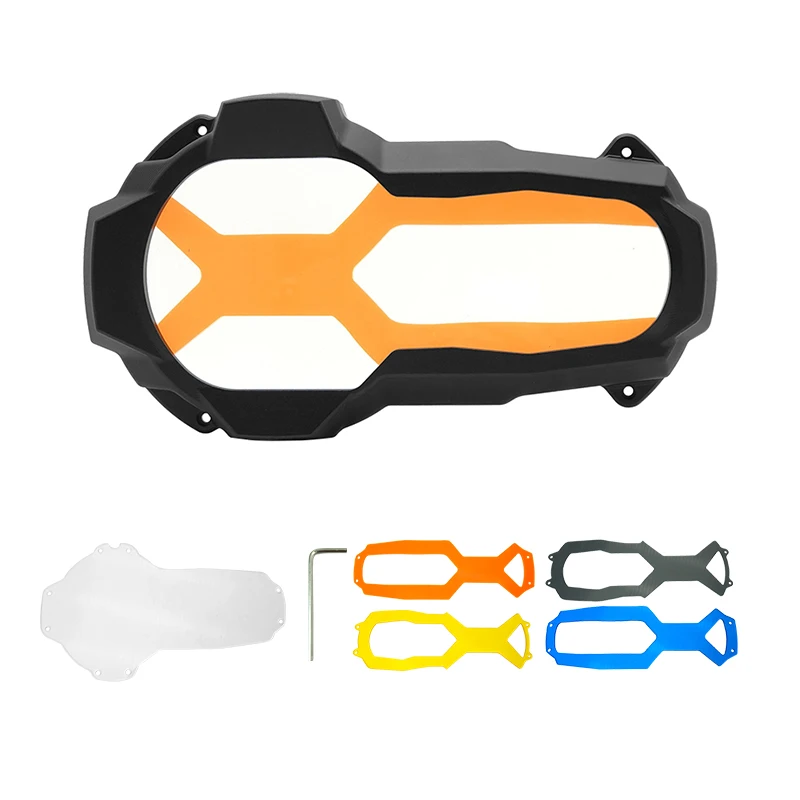 Алюминиевая защита фар мотоцикла с 4 флуоресцентными чехлами для BMW R1250GS GSA R 1250 GS