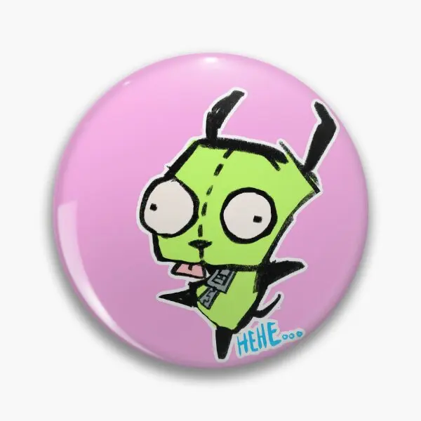 Gir Invader Zim мягкая пуговица булавка для влюбленных модный подарок значок декор