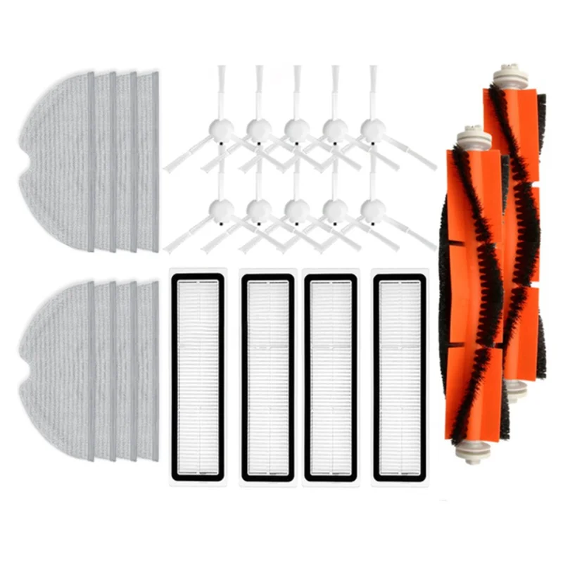 

For D9 Max L10 Pro Trouver Robot LDS Vacuum Mop Finder L600 Main Side Brush Hepa Filter Mop Cloth