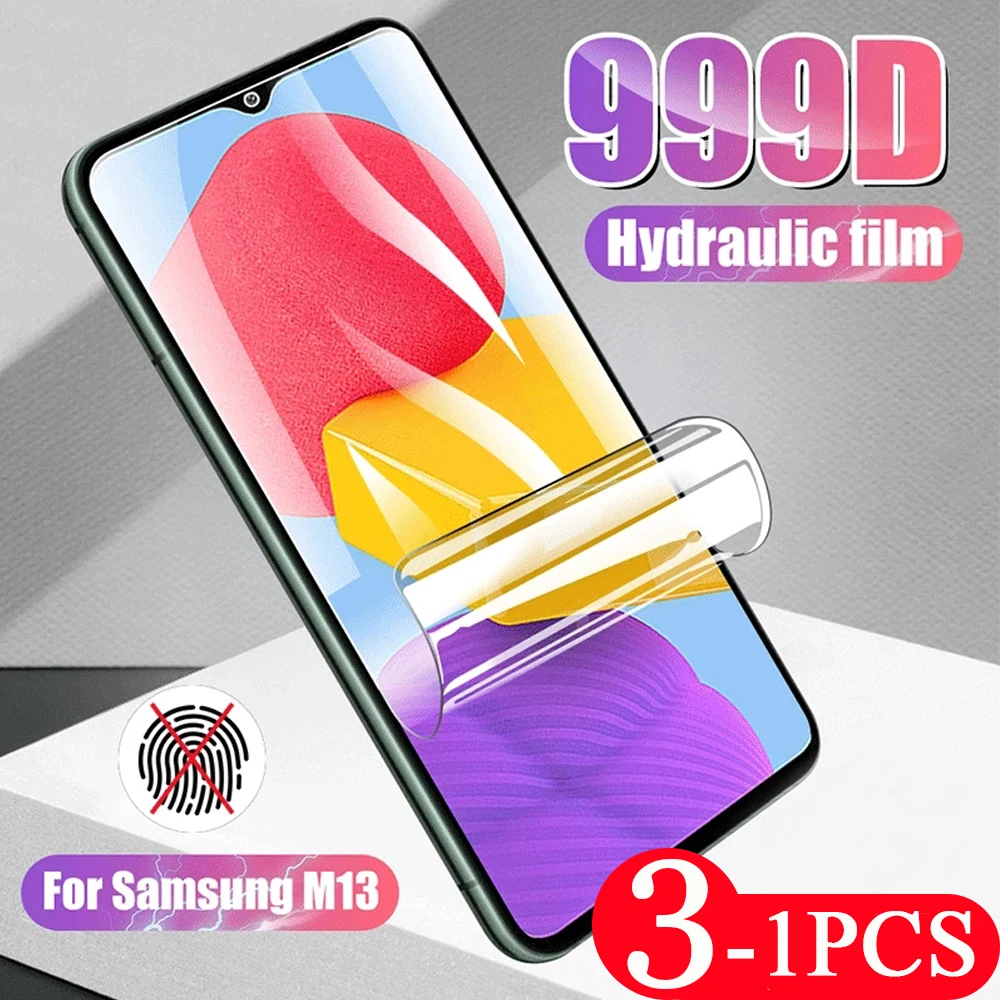 

3/2/1Pcs Not Glass For Samsung Galaxy A73 5G hydrogel film A53 A33 A23 A13 A03 A03s M52 M23 M22 M13 M33 M53 cover 9D protective