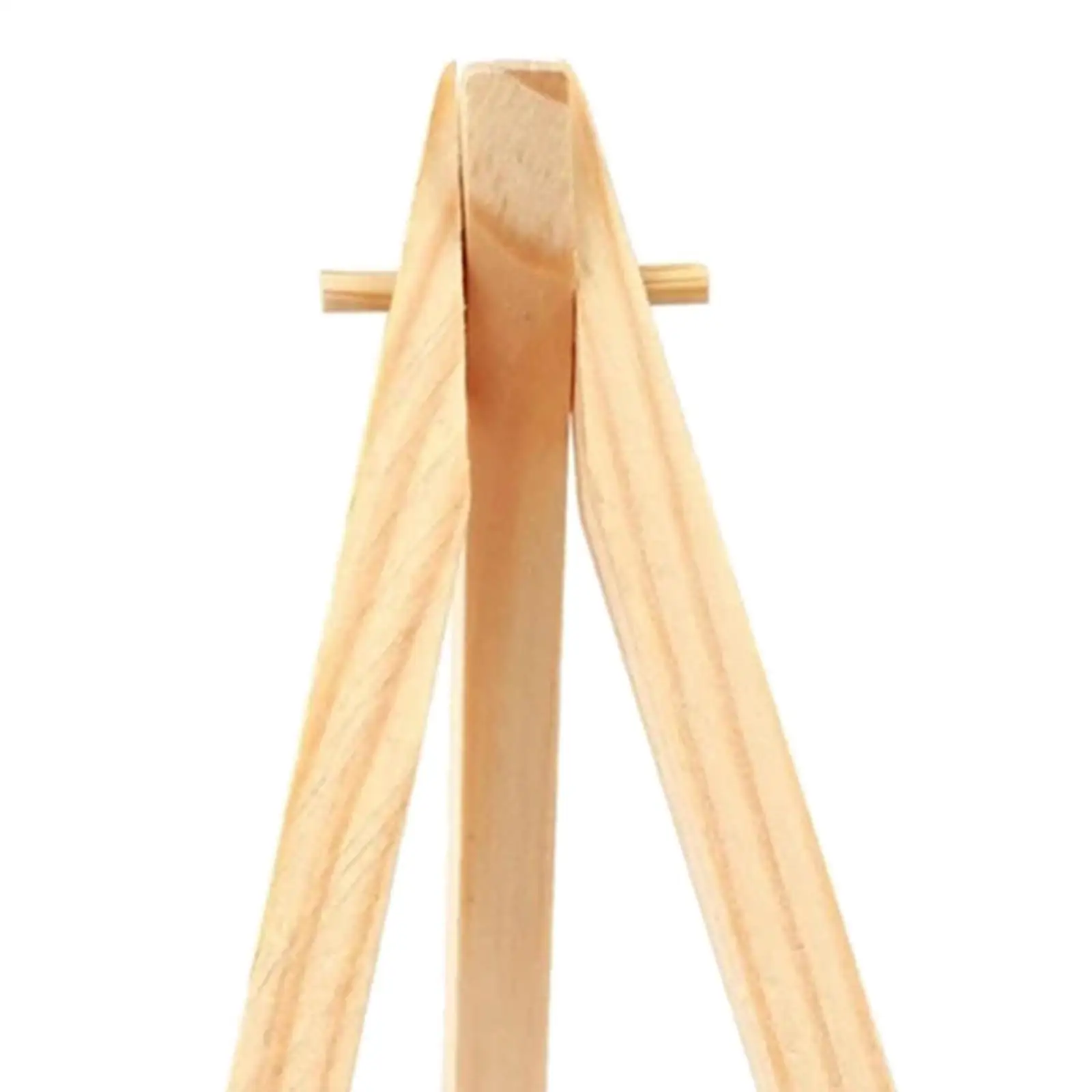

10Pieces Wood Desk Tabletop Easel Wood Drawing Picture Stand Holder 8x15CM