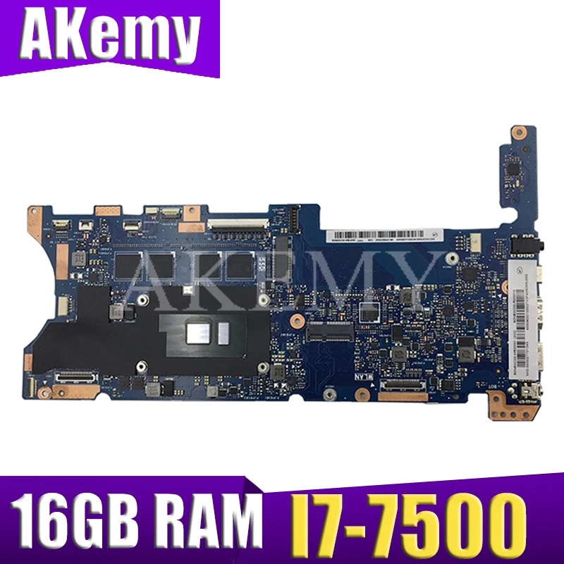 

Akemy Top configuration Laptop Motherboard For ASUS UX360UAK UX360UA UX360U Mainboard 60NB0C00-MB8000 16GB RAM I7-7500 CPU