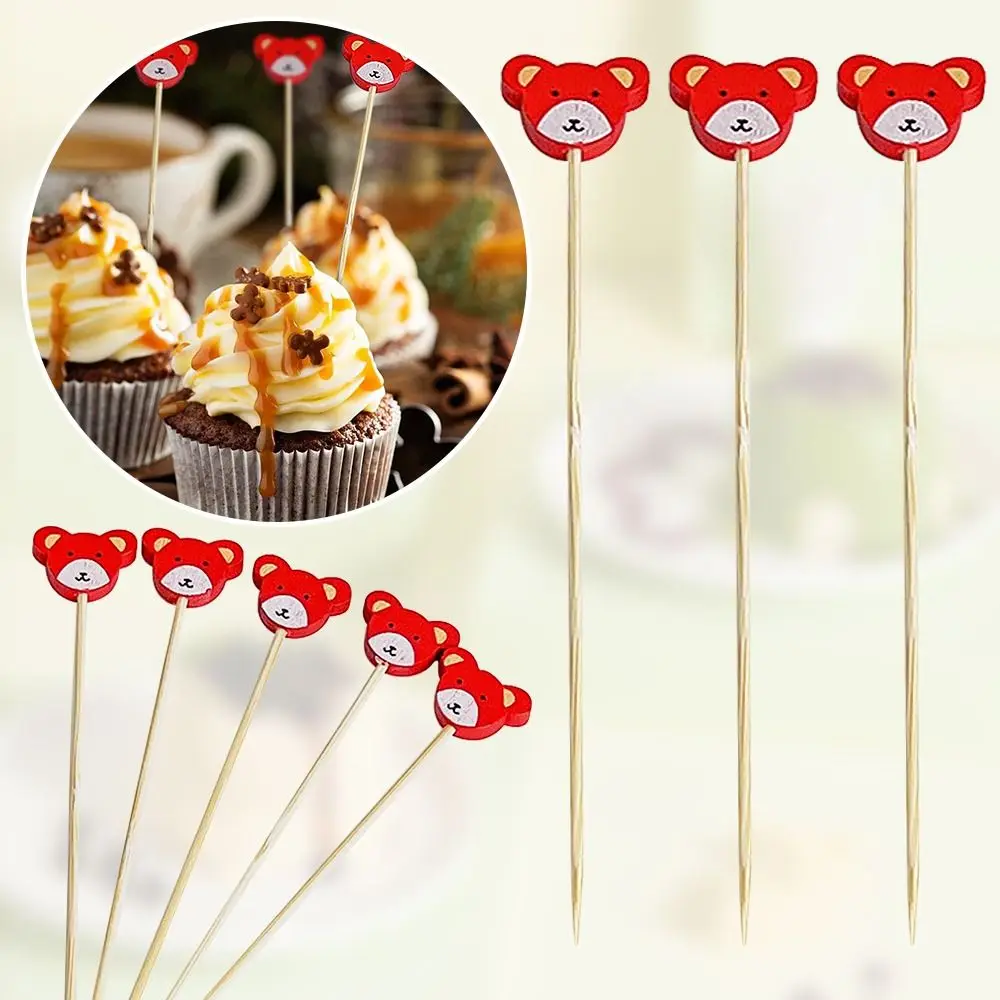 

200 шт., Одноразовые Бамбуковые Шпажки для коктейлей, 4,7 дюйма