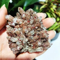 natural crystal cluster stone l mineral specimen home decoration spirit quartz wrapped silver mountain magic and powerful healin