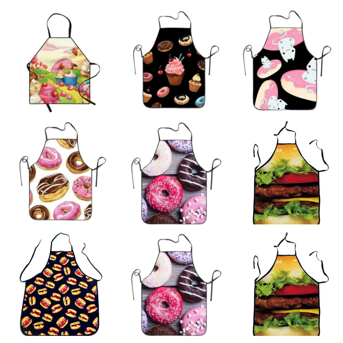 

Kitchen Aprons for Women Funny BBQ Party Bar Aprons Cooking Apron