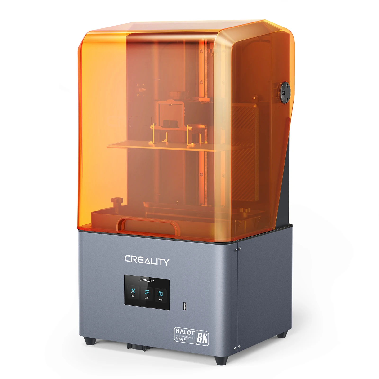 

Creality HALOT-MAGE 3D Printer LCD UV Photocuring Resin Printer with 8K Resolution 4.3'' Touchscreen Integral Dual Z-axis Rails