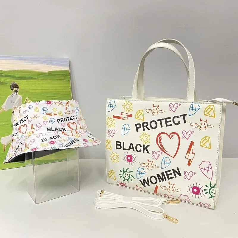 Elegant Ladies Handbags Protect Black Women Tote Bags Fashion Women's Leather Shoulder Bag Chic High Capacity Tote Crossbody Bag