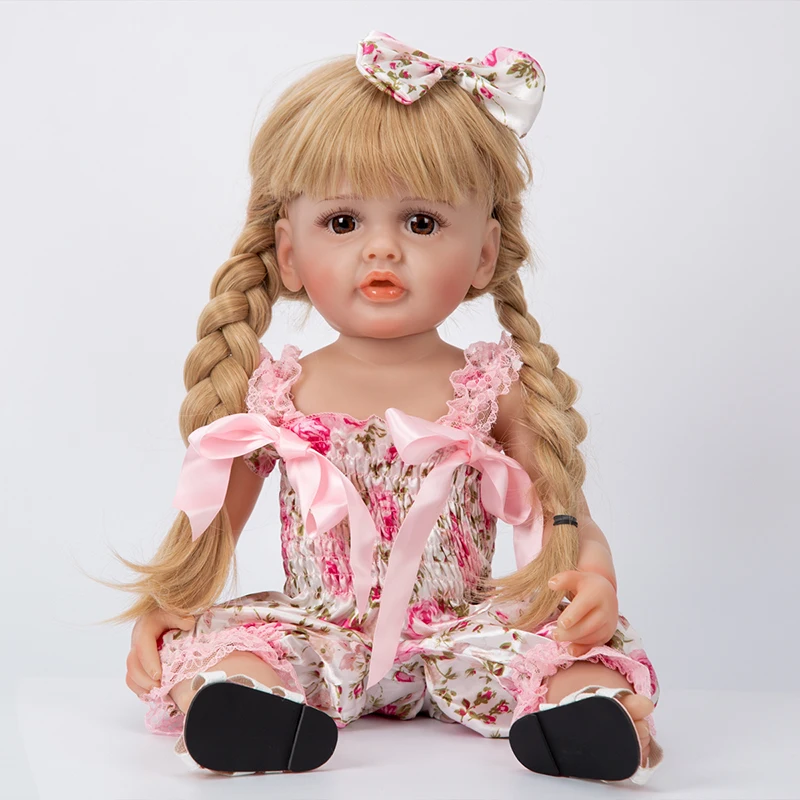 

55CM Soft Full Silicone Reborn Baby Doll Toys KEIUMI New Arrive Real Touch Betty Finished Bebe Doll Toys Kids Birthday Gift