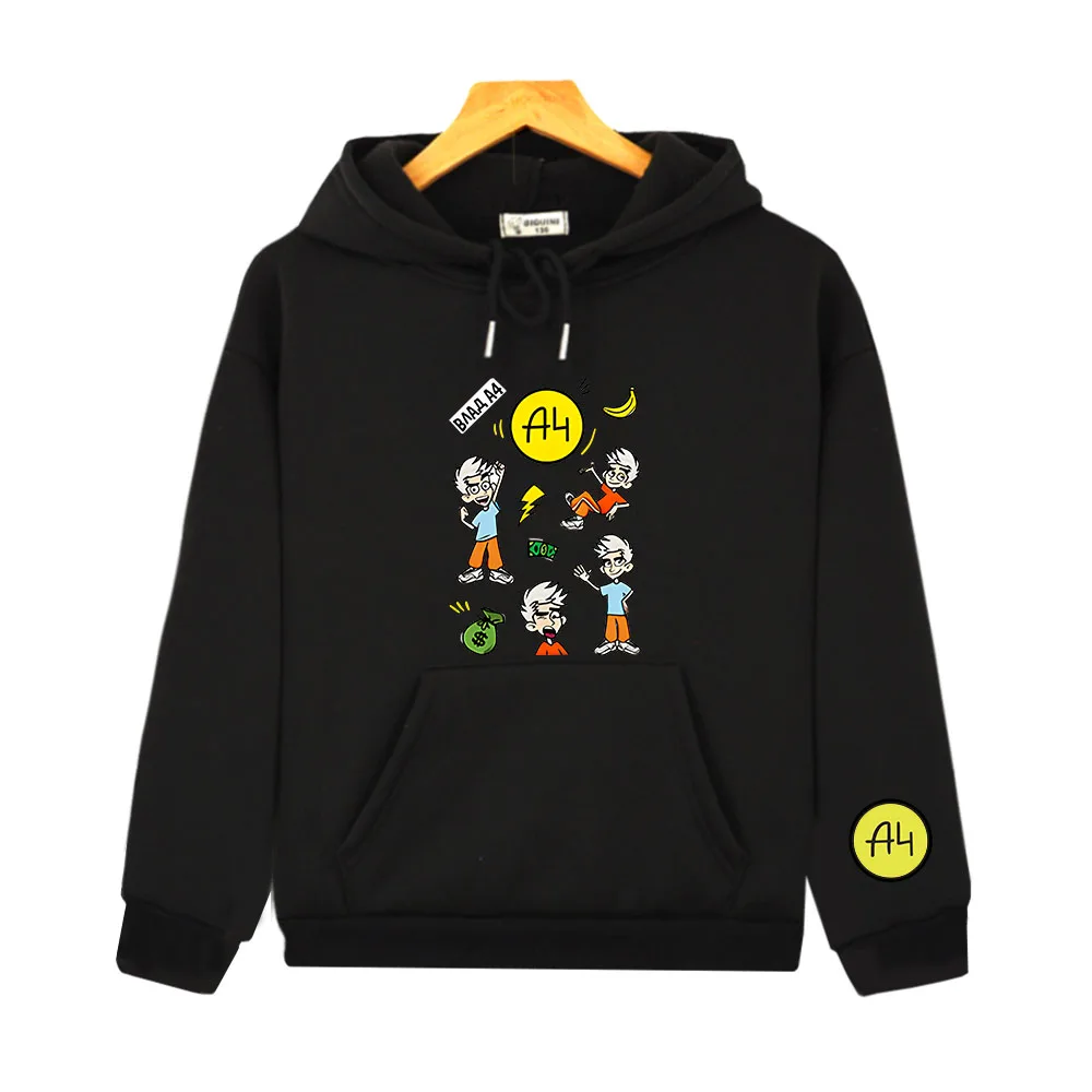 

а4 мерч Hoodies for Boys Kids Sweatshirts Cartoon Graphic Girls Clothing Fashion Casual Vlad Baby Clothing Long Sleeve Sudareras