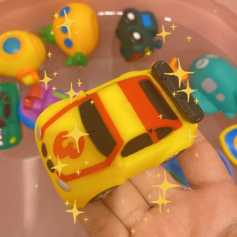 Baby Water Toys Cartoon Classic Shower Bath Toy Cars Train Boats Bathroom Swimming Bathing Shower Educational Toys For Kids Gift