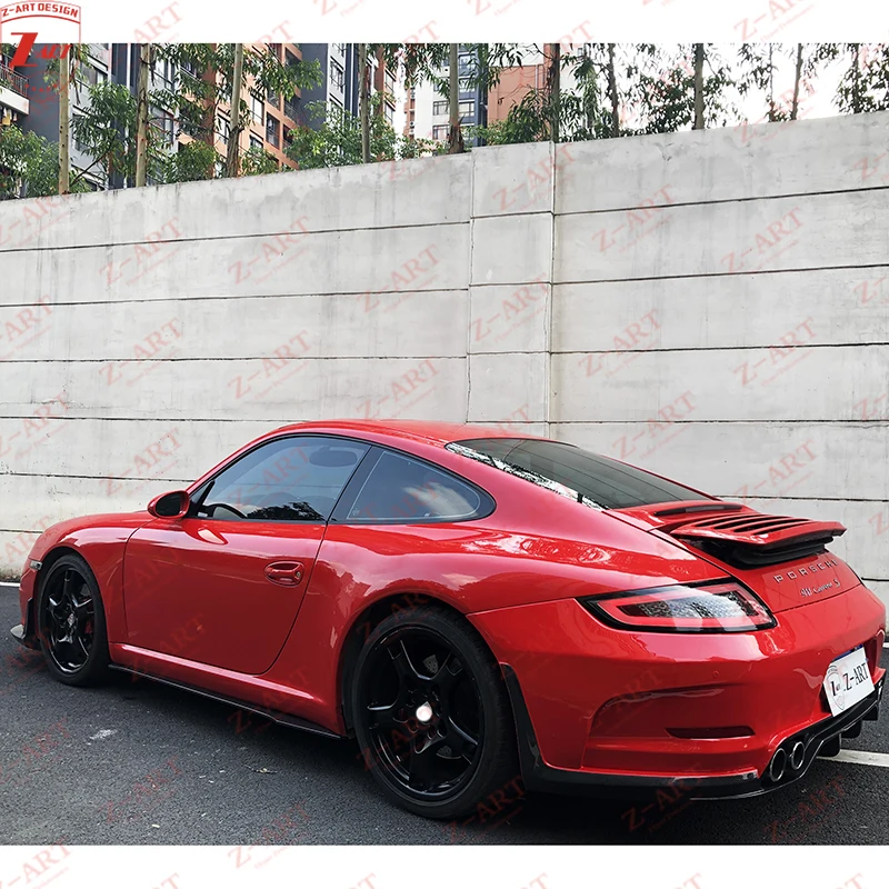 Фото Z-ART 997 Оригинальный аэродинамический обвес Tempus из углеродного волокна для Porsche 911. Комплект для модернизации кузова для Porsche 997 997.2 2010-2011. №3