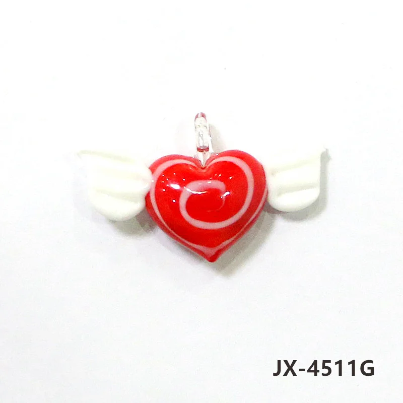 

Стеклянные подвески в форме сердца JSSMTLP