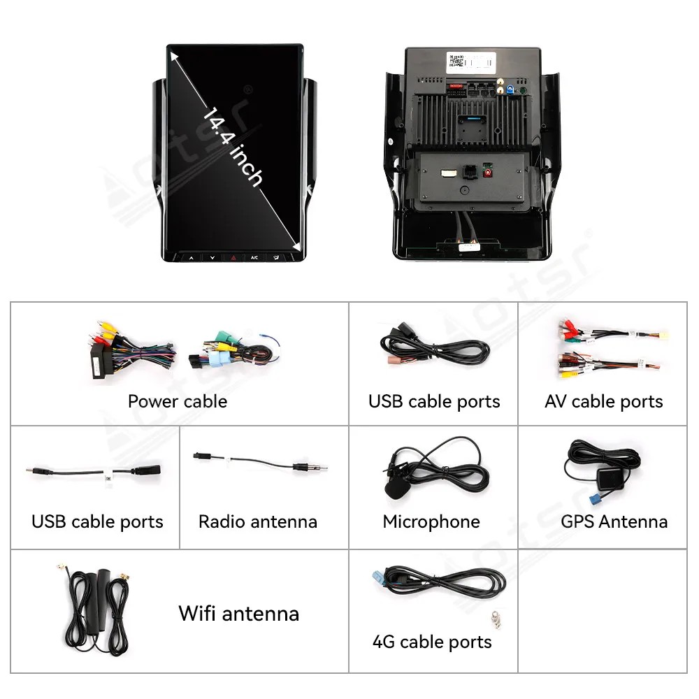 Автомобильный радиоприемник для Dodge Durango 2019-2024 GPS