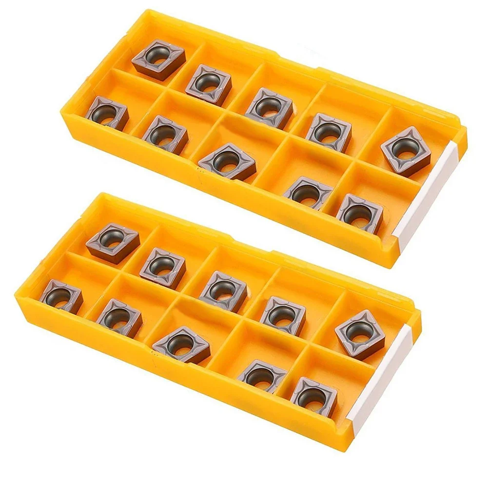 Повышенная эффективность с 20 шт твердосплавных пластин CCMT32 52 CCMT09T308 VP15TF для