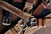 leather watch band strap compatible with all model o m e g a speedmaster 21mm titanium bracelet 020ti1623993 watch belt