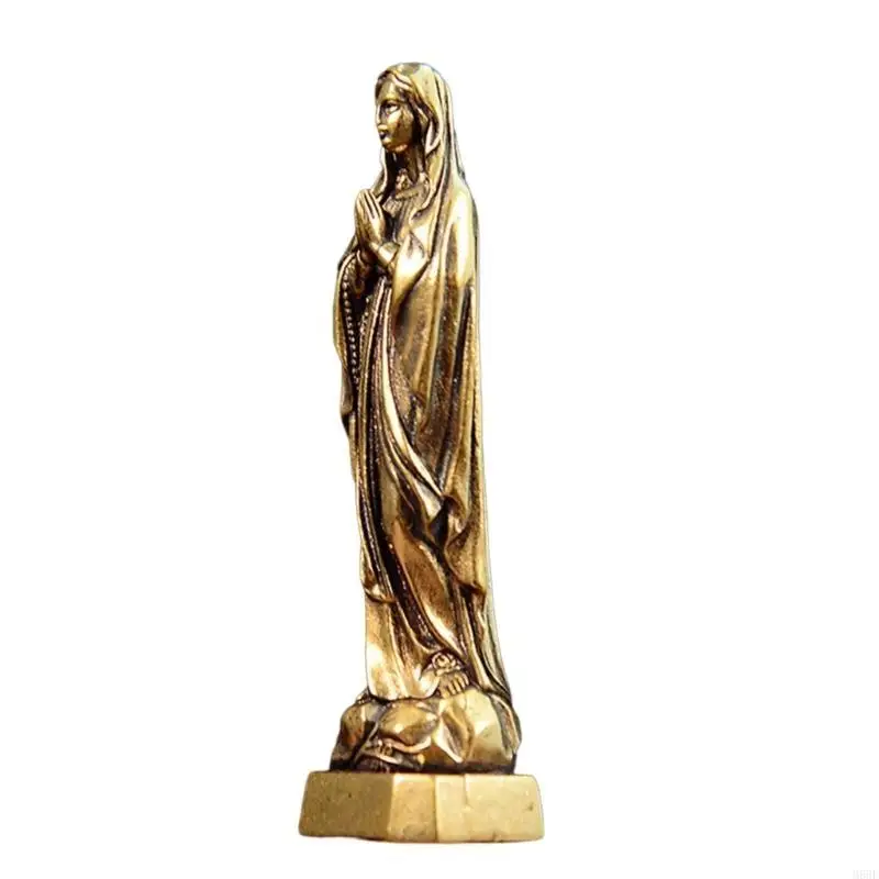 

Ретро латунная статуэтка Богородицы
