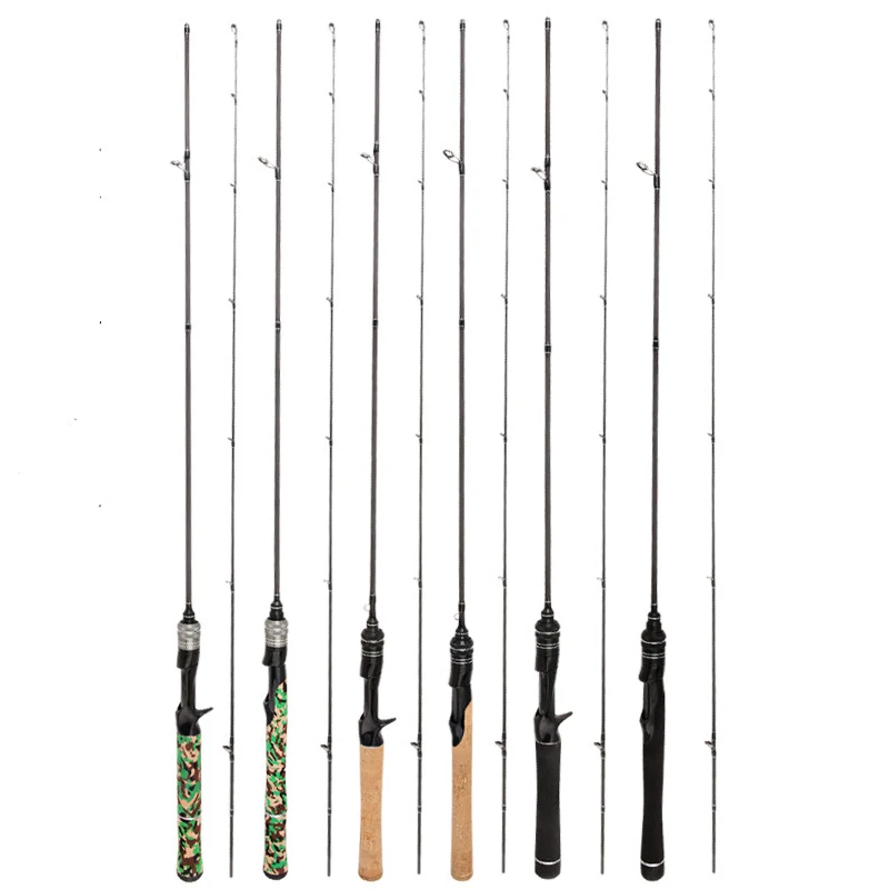 UL Fishing Rod Carbon Fiber Spinning/casting Fishing Pole 1.68/1.8m Lure Weight 1-5g Ultra Light Fast Stream Lure Fishing Rods