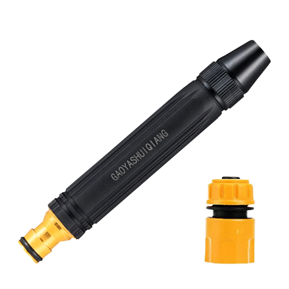 

High Pressure Water Gun Mini Plastic Jet Washer Wand Adjustable Watering Pattern Quick Connect for Gardening Watering Car Washer