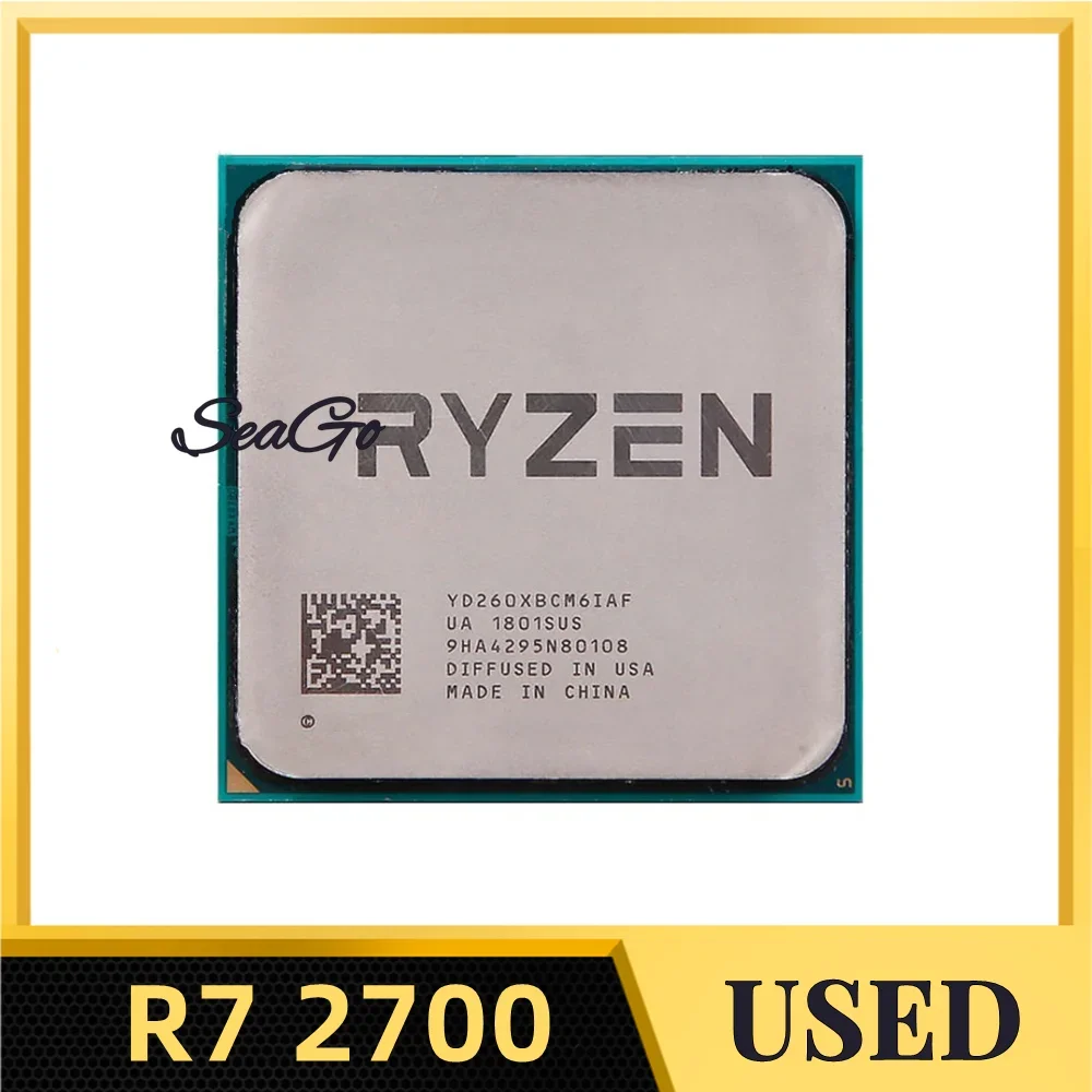 Ryzen 7 2700 R7 3.2GHz Eight-Core Sixteen-Thread 16M 65W Socket AM4