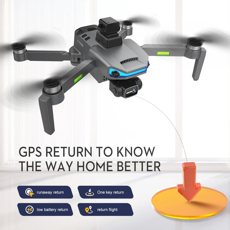 

New AE3 Pro Max GPS Drone 8K Dual Camera 6Axis EIS Gimbal 5G Wifi FPV Folding Quadcopter Remote Control Distance 1500M Gift Toys