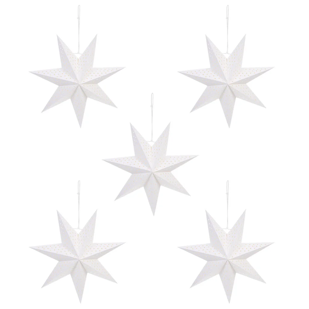 

Star Paper Lantern Shade Christmas Lamp Lampshade Hanging Lightornament Ceiling Ornaments Lanternspendant 3D Decorations
