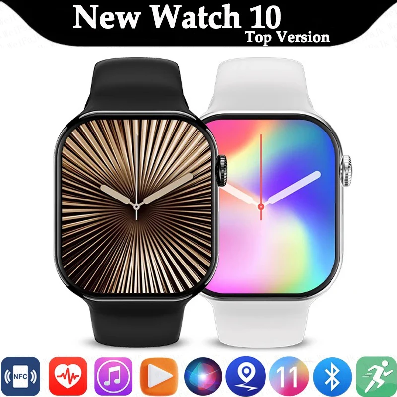 Apple Watch 2024 Оригинальные умные часы Ultra Series 10 Умные NFC BT Call Мужчины Женщины