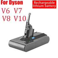 for dyson 21 6v v6 v7 v8 v10 28000mah replacement battery for dyson absolute cord free vacuum handheld vacuum cleaner