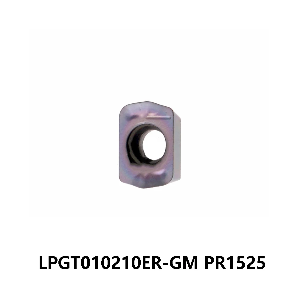 LPGT 010210 ER GM ER-GM PR1525 Оригинальные фрезерные пластины Токарные инструменты