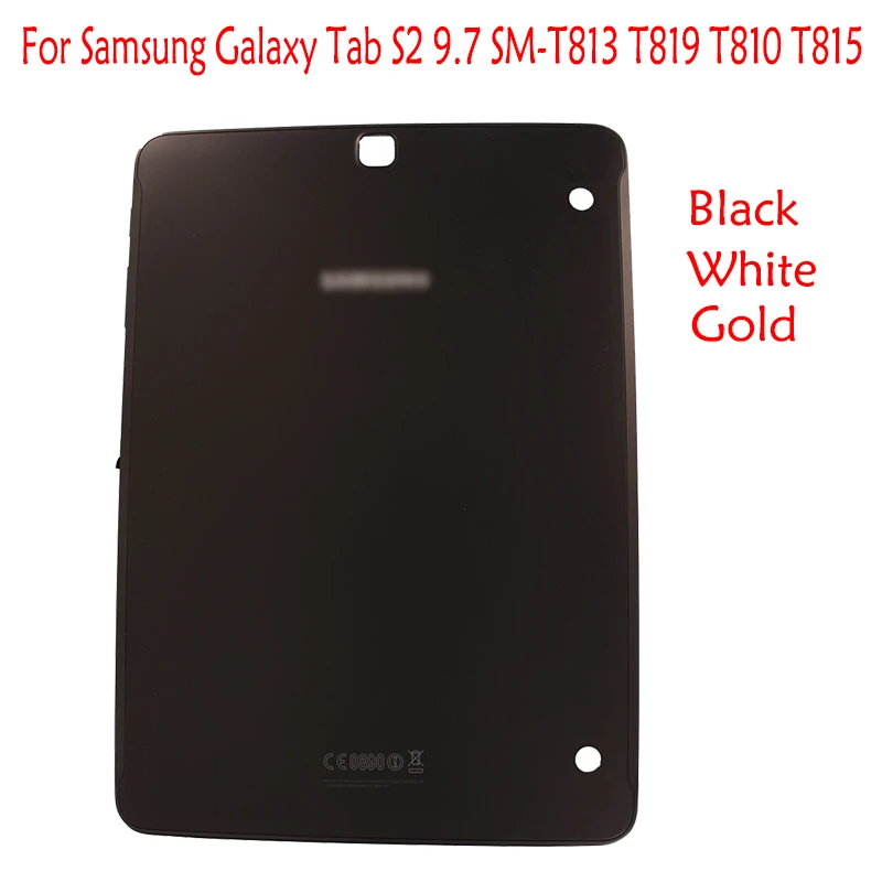 Capa da Bateria para Samsung Galaxy Tab s2 9.7 Sm-t813 T819 T810 T815 Voltar Capa da Bateria Porta Traseira Habitação Case Substituir Parte Peças